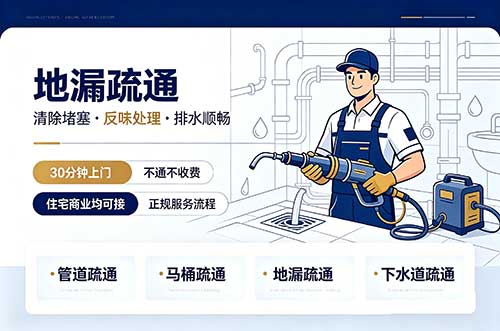 梅州地漏疏通